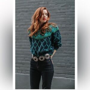 Vintage acrylic and cotton  sweater size S